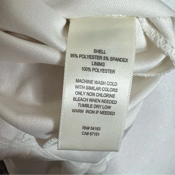 Eliza J Pink Multi Floral Paisley Strip Women’s Shift Knee Length Dress Size 4 - Picture 6 of 9